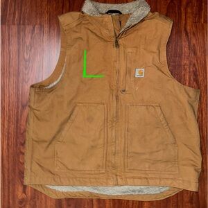 Men’s carhartt Sherpa lined vest
